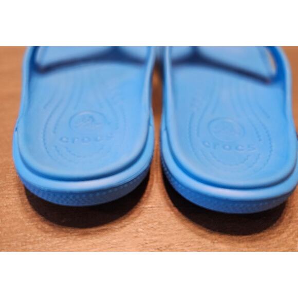 Crocs Baya II Women Size 6 Men 8 Blue Shoes Sandal Flip Flop Slides Open Toe - Picture 2 of 10